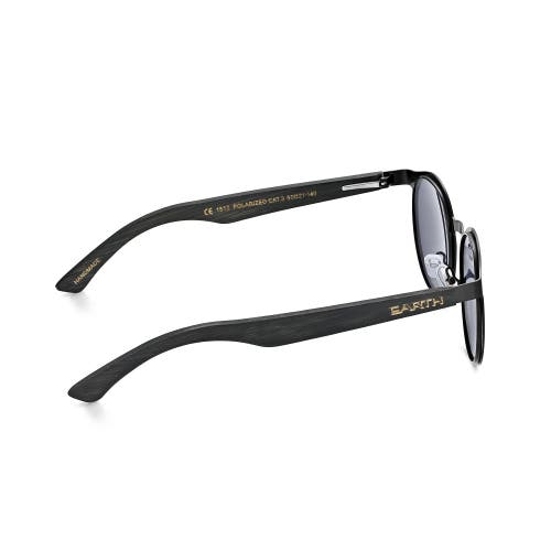 Earth Wood Troon Polarized Sunglasses In Black