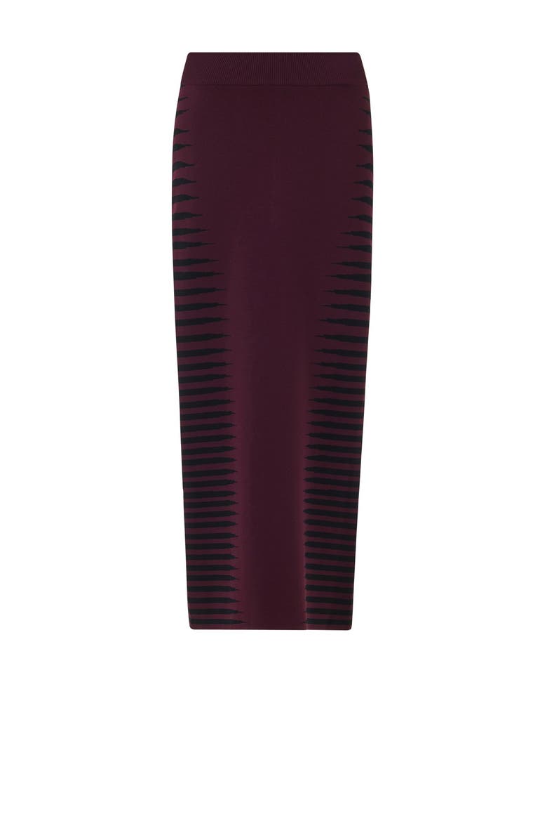 Leem Jacquard Pencil Skirt - Shorter Length, Main, color, Red