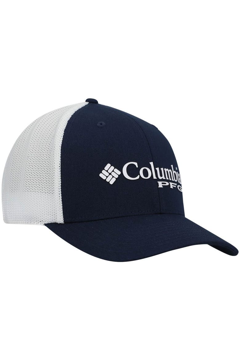 Men's Columbia Navy/Gray Dallas Cowboys PFG Flex Hat, Alternate, color, Navy