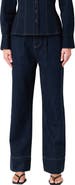 Grey Lab High Waist Wide Leg Jeans