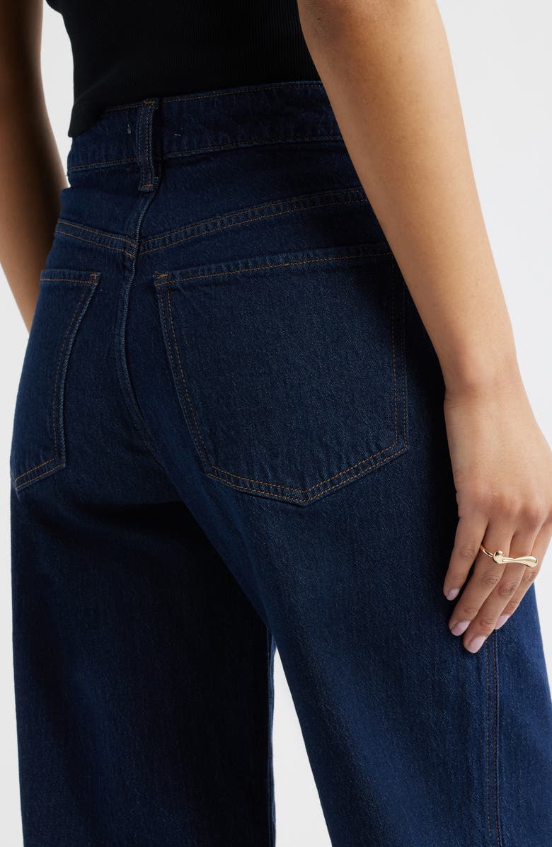 Open Edit Mid Rise Wide Leg Jeans, Alternate, color, Drexel Wash