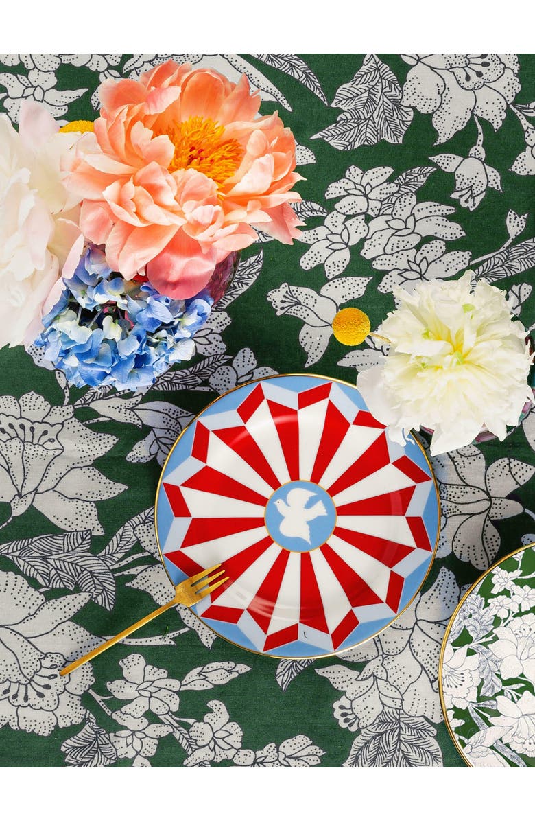 La DoubleJ Dessert Plates Set Of 2 Roman Dove Vino Red, Alternate, color, Roman Dove Vino Red