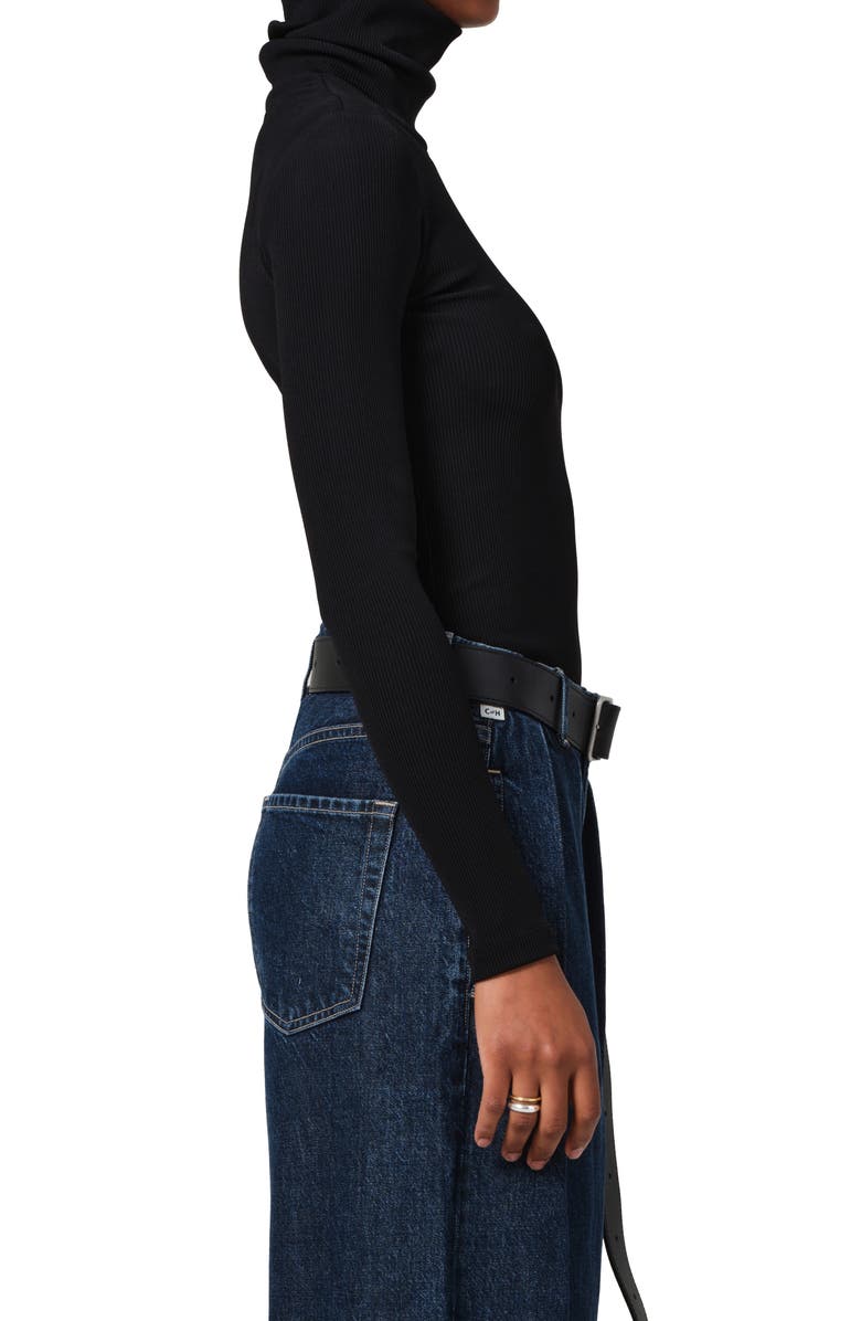Citizens of Humanity Caradene Turtleneck Rib Top, Alternate, color,