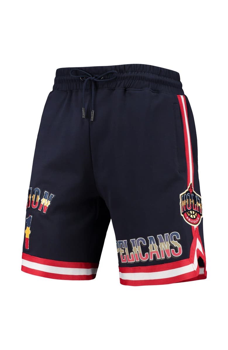 PRO STANDARD Men's Pro Standard Zion Williamson Navy New Orleans Pelicans Team Logo Player Shorts, Alternate, color,