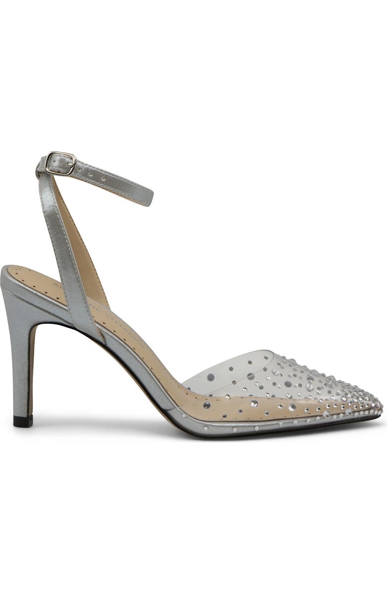Adrienne Vittadini Jeweled Ankle Strap Pump, Alternate, color,