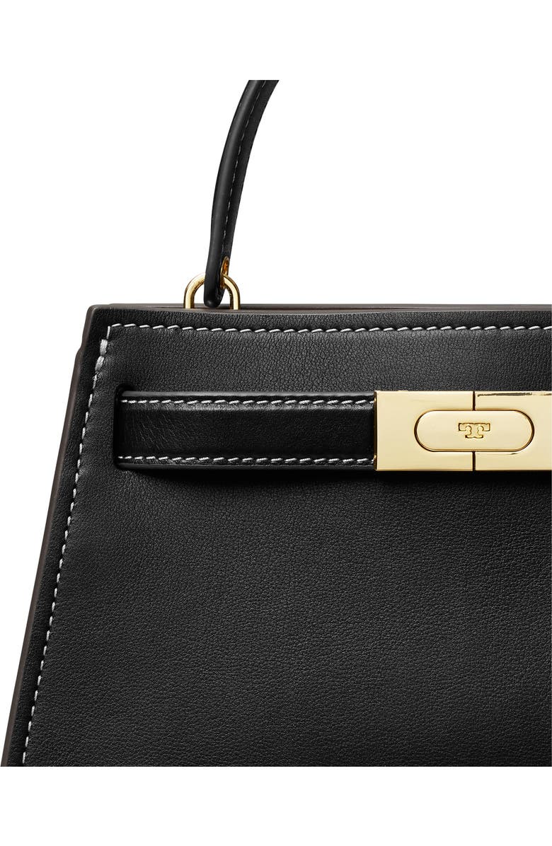 Tory Burch Petite Lee Radziwill Leather Top Handle Bag, Alternate, color,