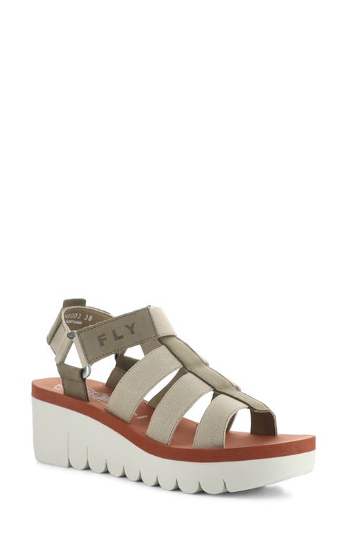 FLY LONDON FLY LONDON YOJI PLATFORM WEDGE SANDAL 