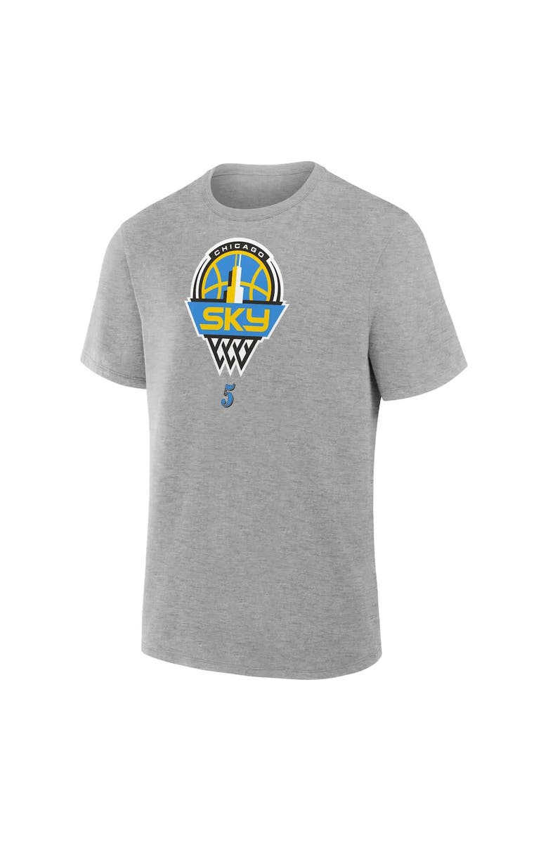 FANATICS Men's Fanatics Angel Reese Gray Chicago Sky In The Paint Name & Number T-Shirt, Alternate, color, Gray