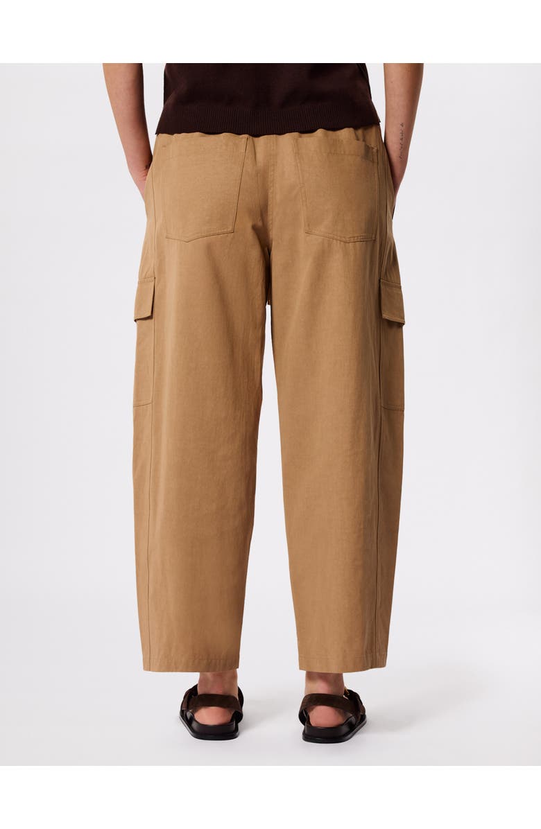 Whistles Utility Cotton Barrel Trouser, Alternate, color, Neutral
