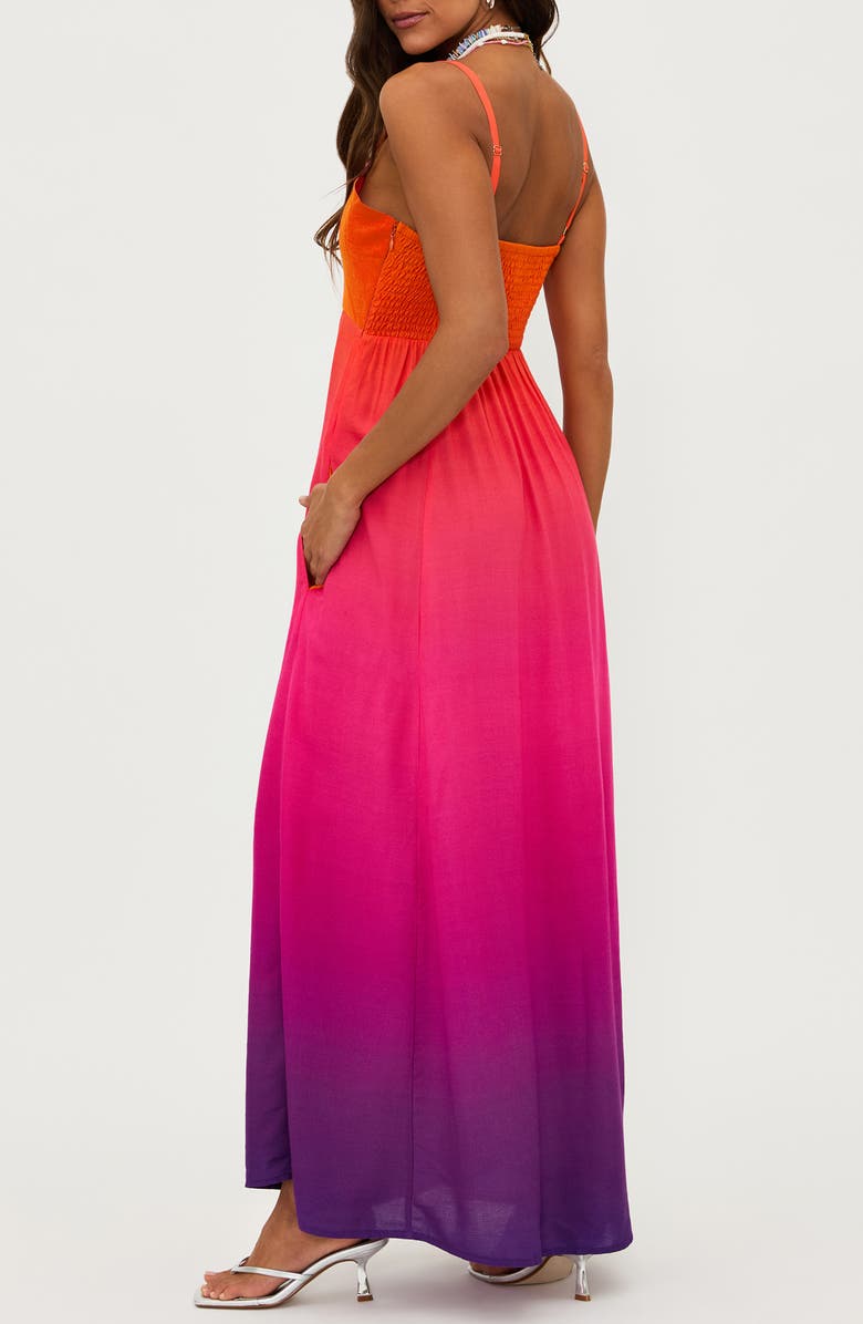Beach Riot Rianne Ombré Colorblock Cover-Up Dress, Alternate, color,