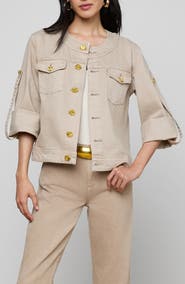 L'AGENCE Anouk Collarless Jacket