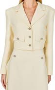 Endless Rose Crop Tweed Jacket