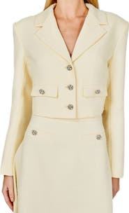 Endless Rose Crop Tweed Jacket