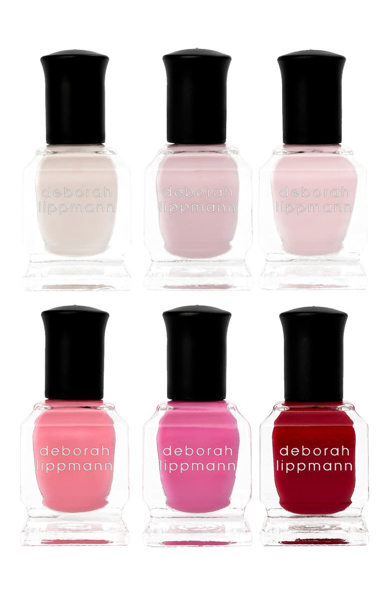 Deborah Lippmann I Heart You Set of 6 Gel Lab Pro Nail Color Set, Alternate, color,