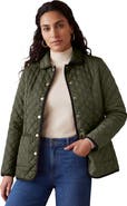 Jessica London Snap Front Quilted Coat