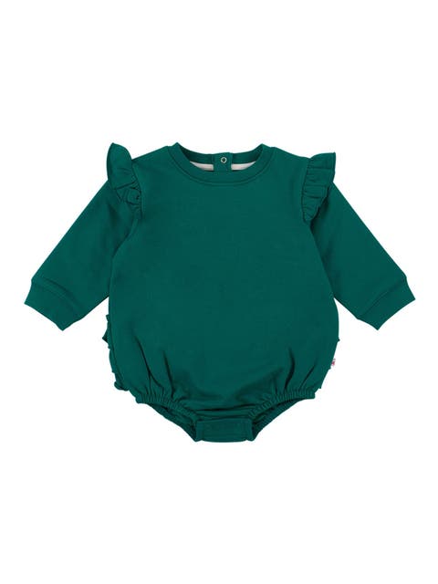 Baby Girls Sweatshirt Bubble Romper