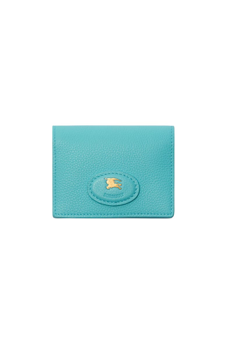 Burberry Bloomsbury Folding Card Case, Main, color, Blue/Atom Blue