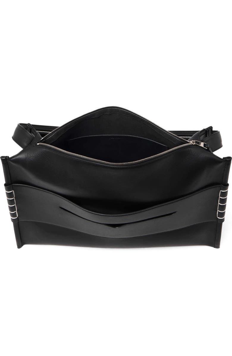 JW Anderson Large Loafer Leather Top Handle Bag, Alternate, color,