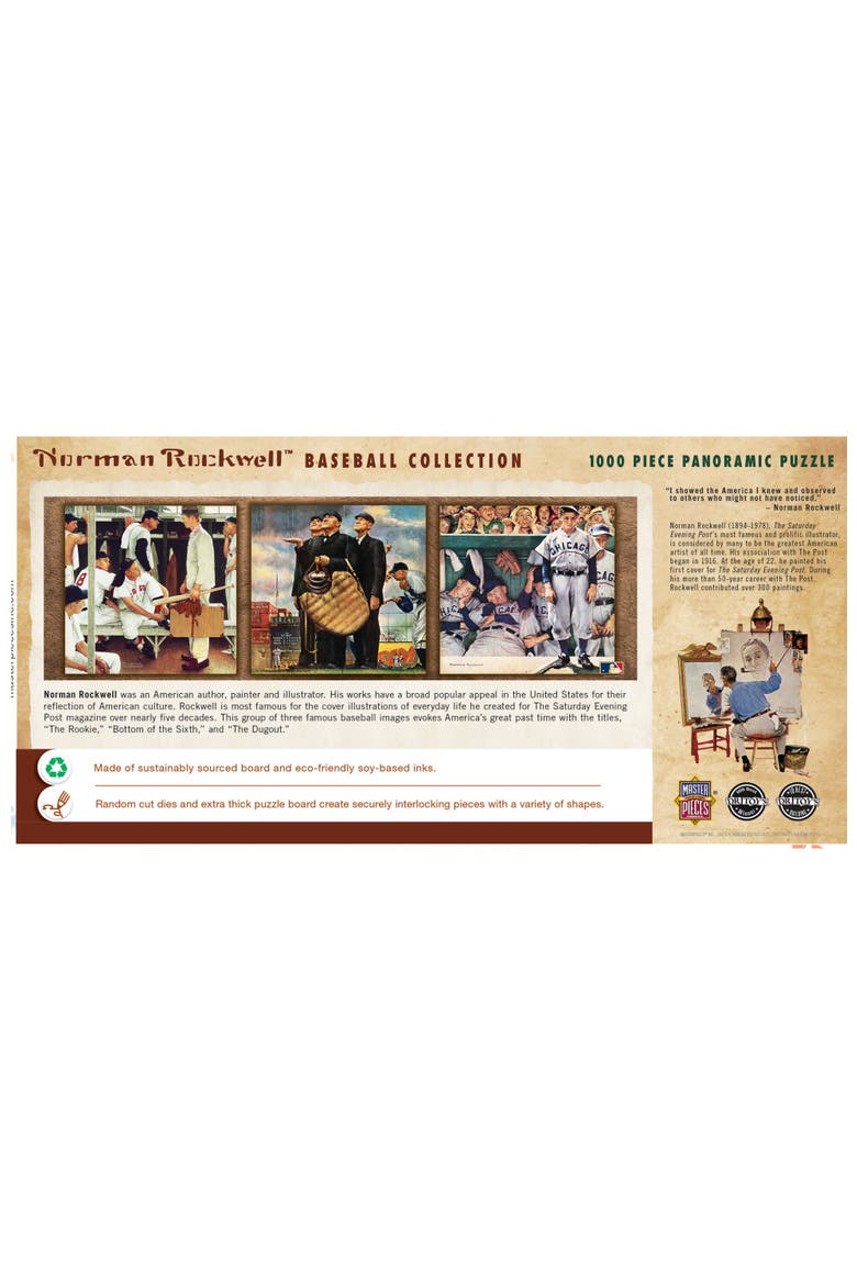 Baseball Collection 1000pc Pano Puzzle, Alternate, color, Multicolor