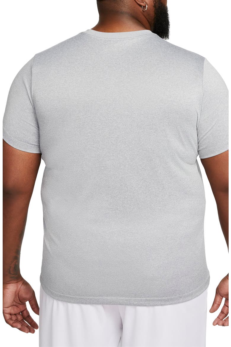 Dri-FIT Legend T-Shirt, Alternate, color, TUMBLED GREY/FLAT SILVER