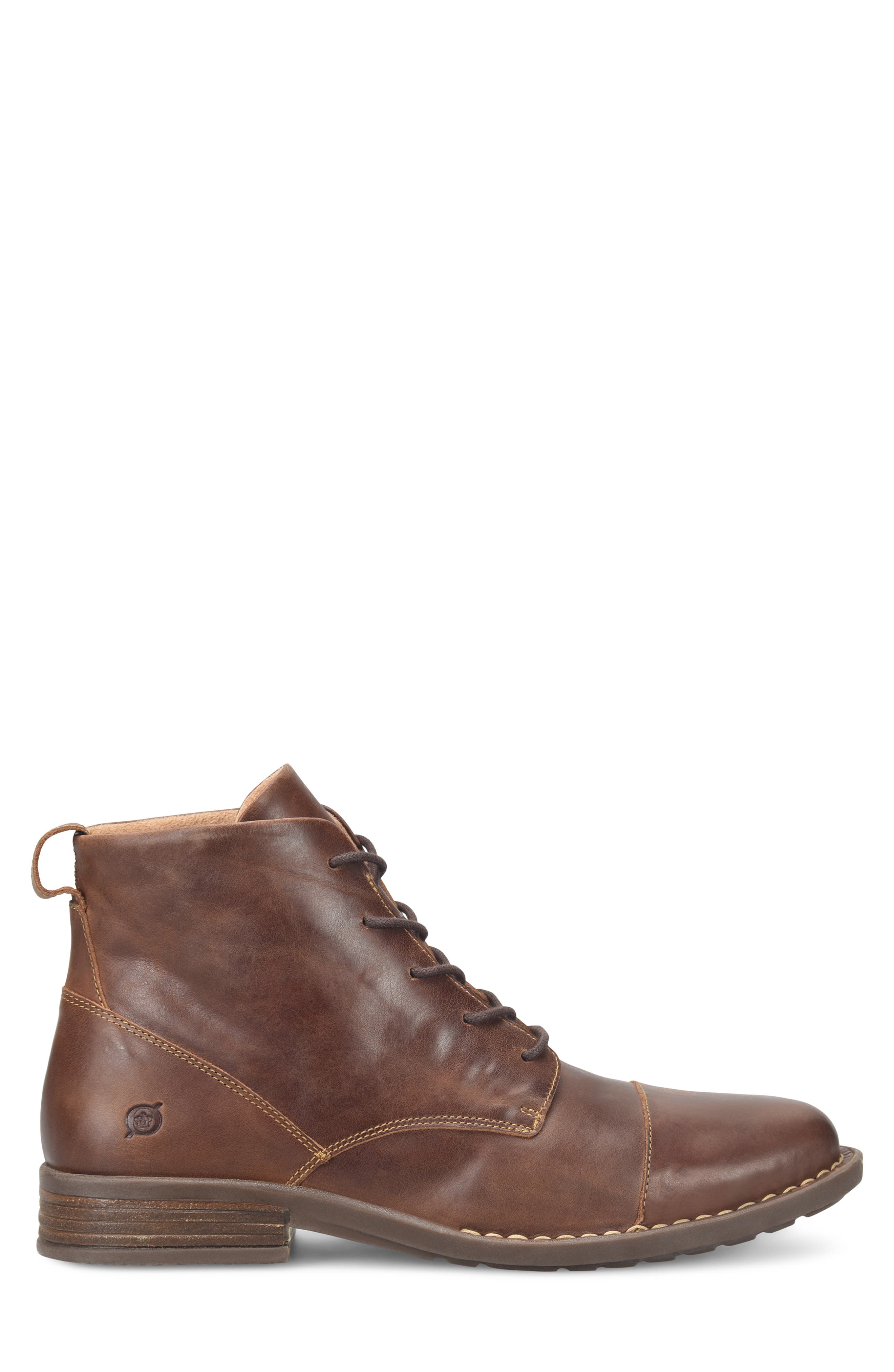 Ryker Cap Toe Boot, Alternate, color, BROWN F/ G