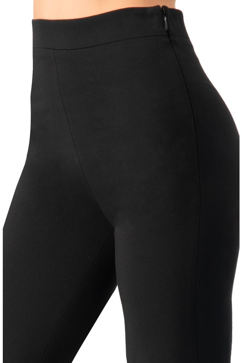 Straight Plain Trousers, Alternate, color, Black