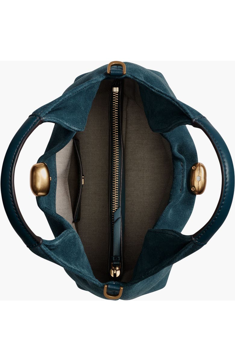 Donna Karan New York Organza Suede Crossbody, Alternate, color, Hudson