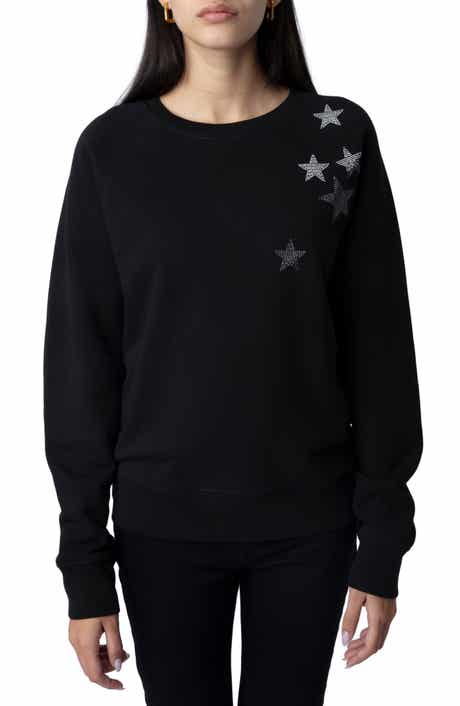 Zadig & Voltaire Embellished Star Cotton Sweatshirt