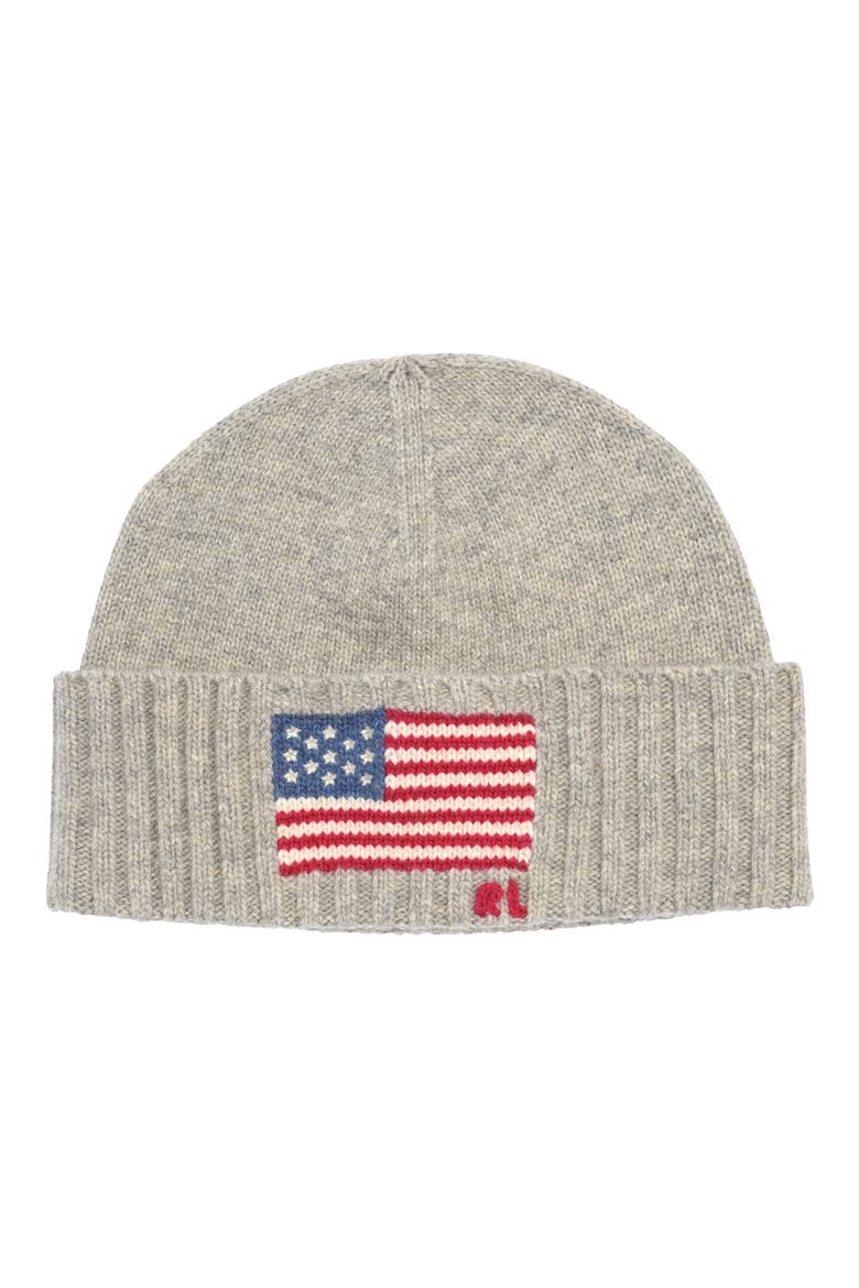 Flag Wool Blend Beanie, Main, color, ANDOVER HTHR