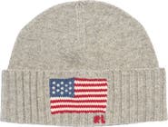Ralph Lauren Flag Wool Blend Beanie
