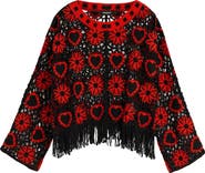 Desigual Fringe Sweater