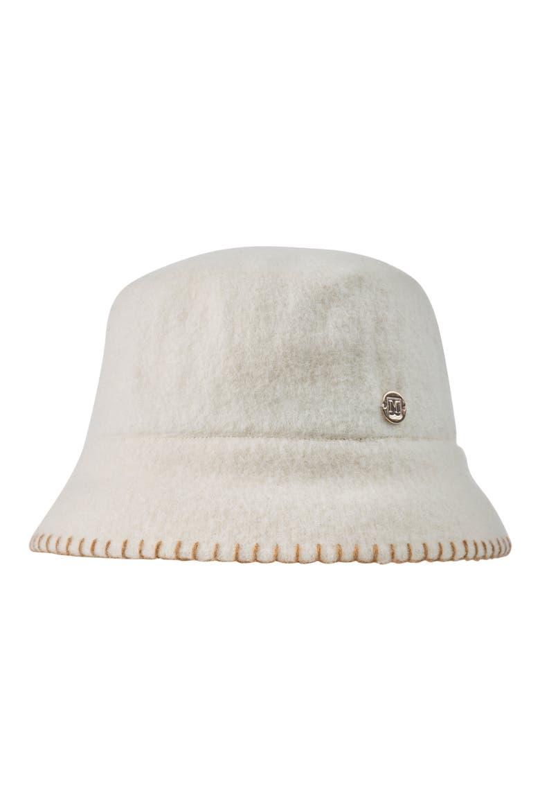Wool Felt Bucket Hat, Main, color, IVORY