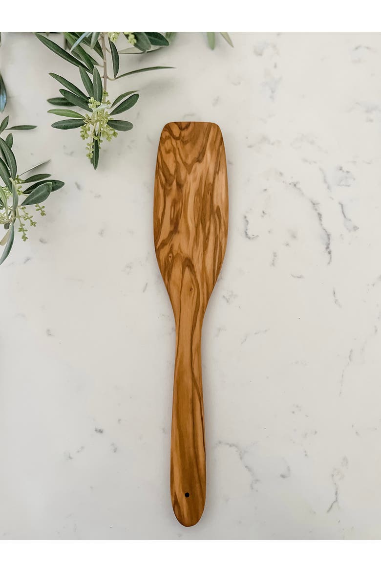 Cilio Toscana Olivewood Wok Turner, 11.8-Inch, Alternate, color, Brown