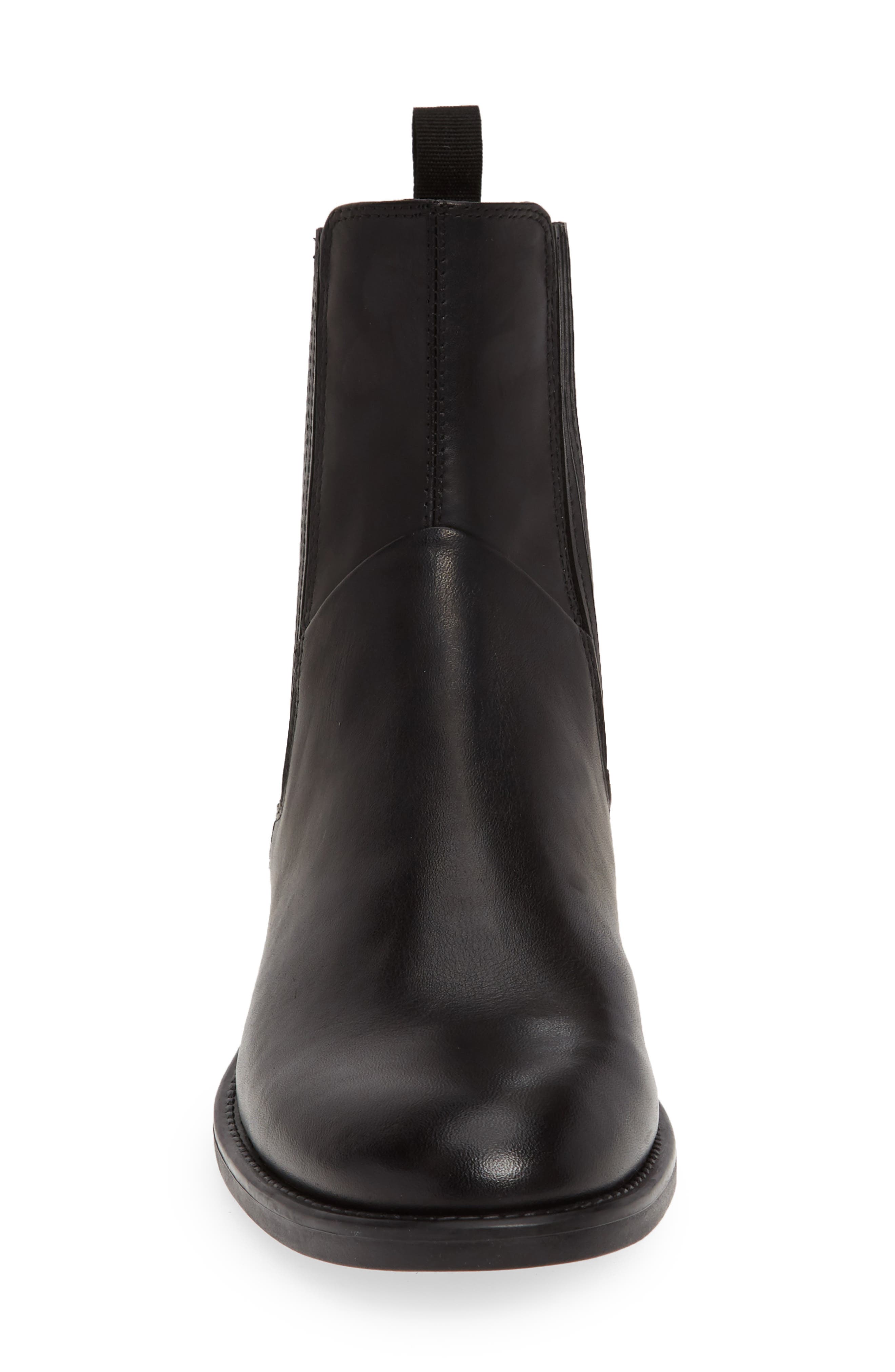 Amina Bootie, Alternate, color, BLACK LEATHER