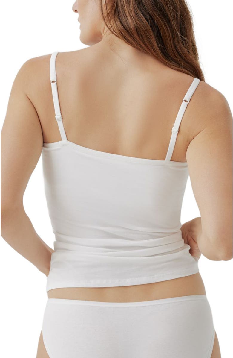 Pact Organic Cotton Everyday Shelf Bra Camisole 3-Pack, Alternate, color, White