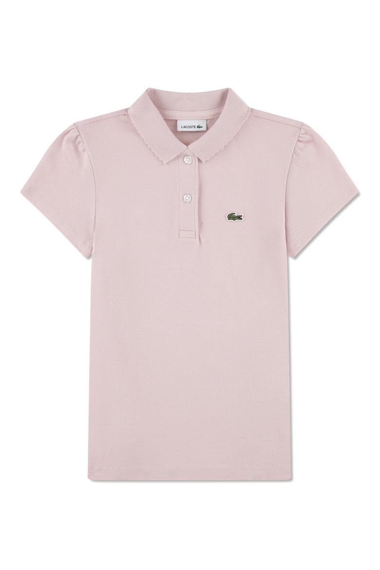 Kids' Organic Cotton Piqué Polo, Main, color, NIDUS