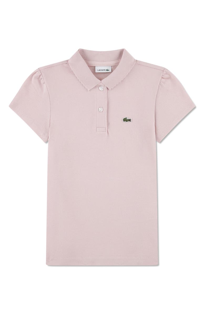 Lacoste Kids' Organic Cotton Piqué Polo, Main, color, Nidus