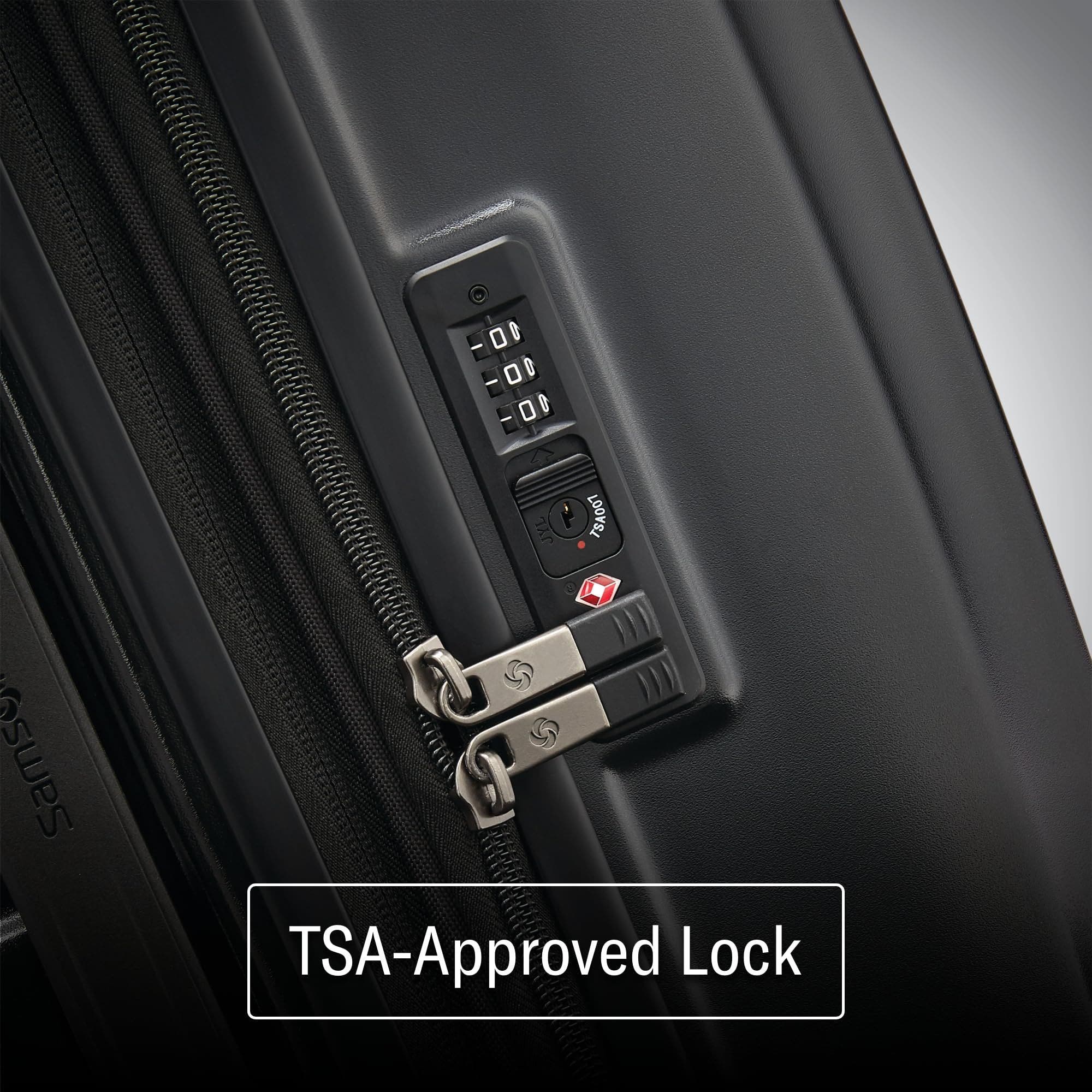 Samsonite Octiv Hardside Spinner 3-Piece Luggage Set, Alternate, color, Stealth Black