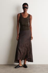 COS Jacquard Handkerchief Midi Skirt