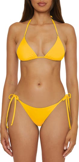 'Color Code' Triangle Bikini Top