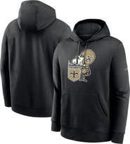 Nike Men's Nike Black New Orleans Saints Rewind Club Pullover Hoodie