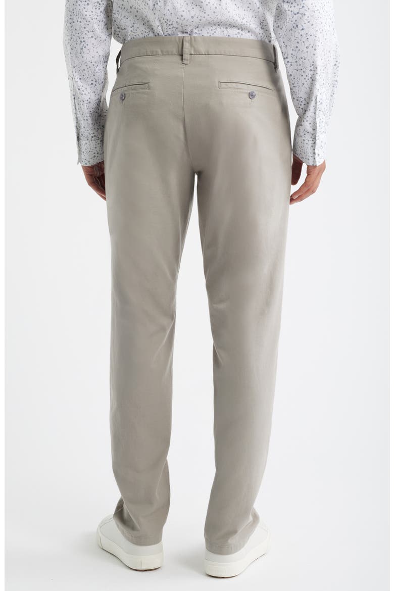 Straight Stretch Cotton Chinos, Alternate, color, GREY EARL