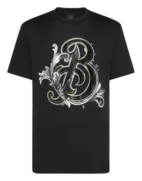 T-Shirt Round Neck Logo Lettering Men
