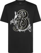 BILLIONAIRE T-Shirt Round Neck Logo Lettering Men