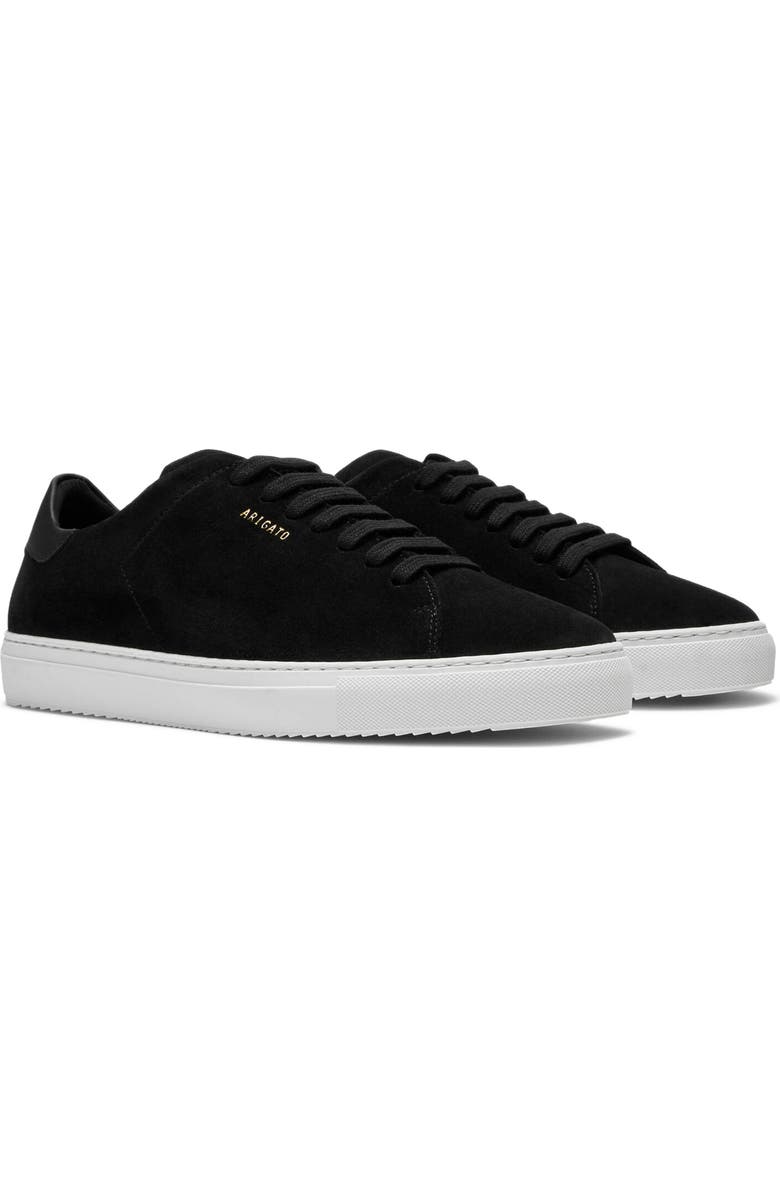Axel Arigato Clean 90 Suede Sneaker, Alternate, color, Black/White