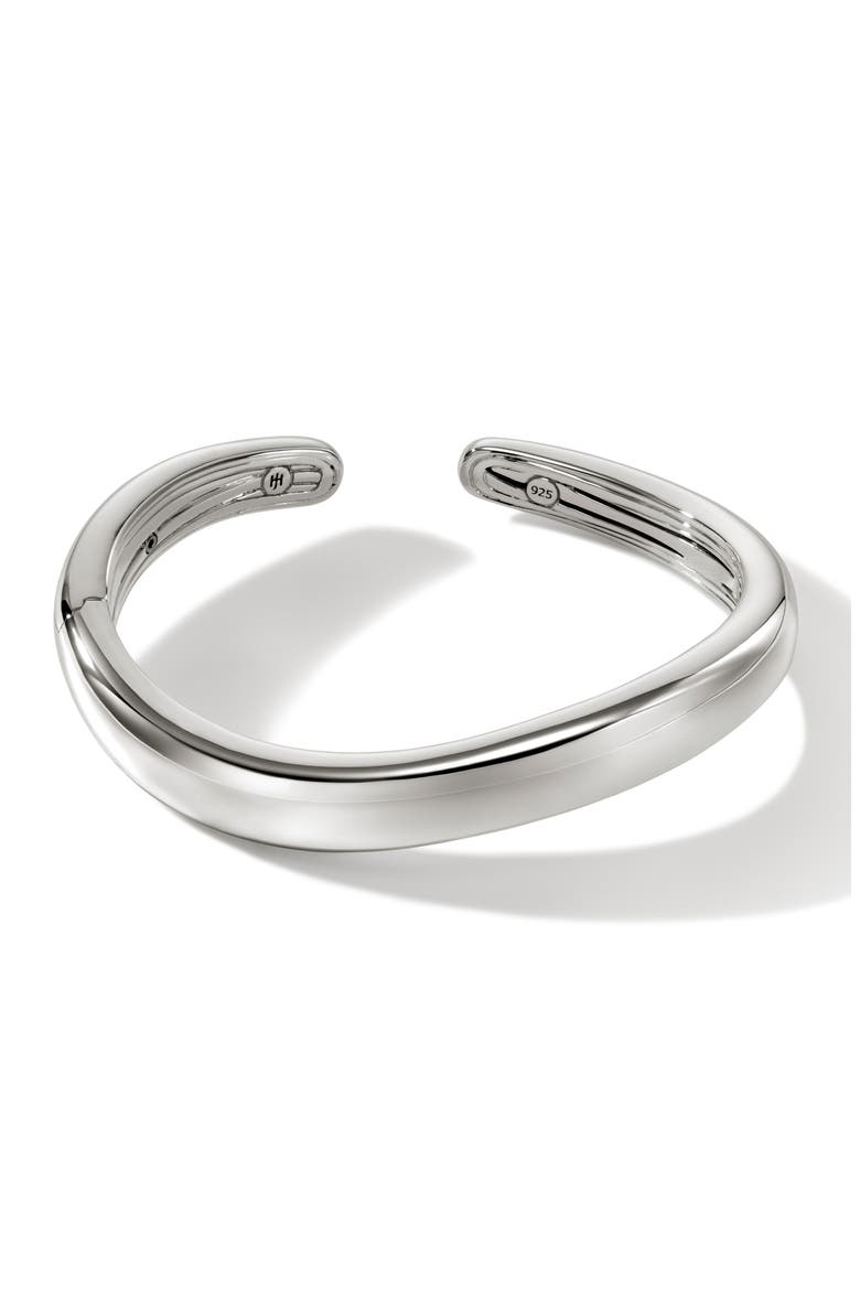 Surf Kick Cuff Bracelet, Main, color, SILVER