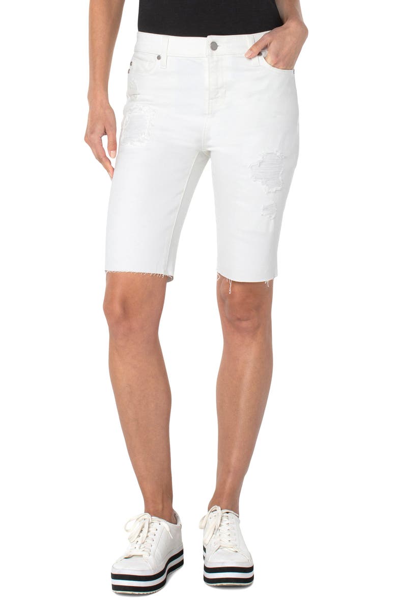 Liverpool Los Angeles Cruiser Cutoff Denim Shorts, Main, color,