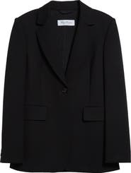 Max Mara Serio One-Button Blazer