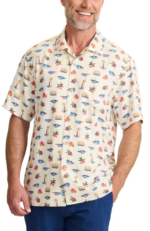 Wave Cruiser Silk Camp Shirt