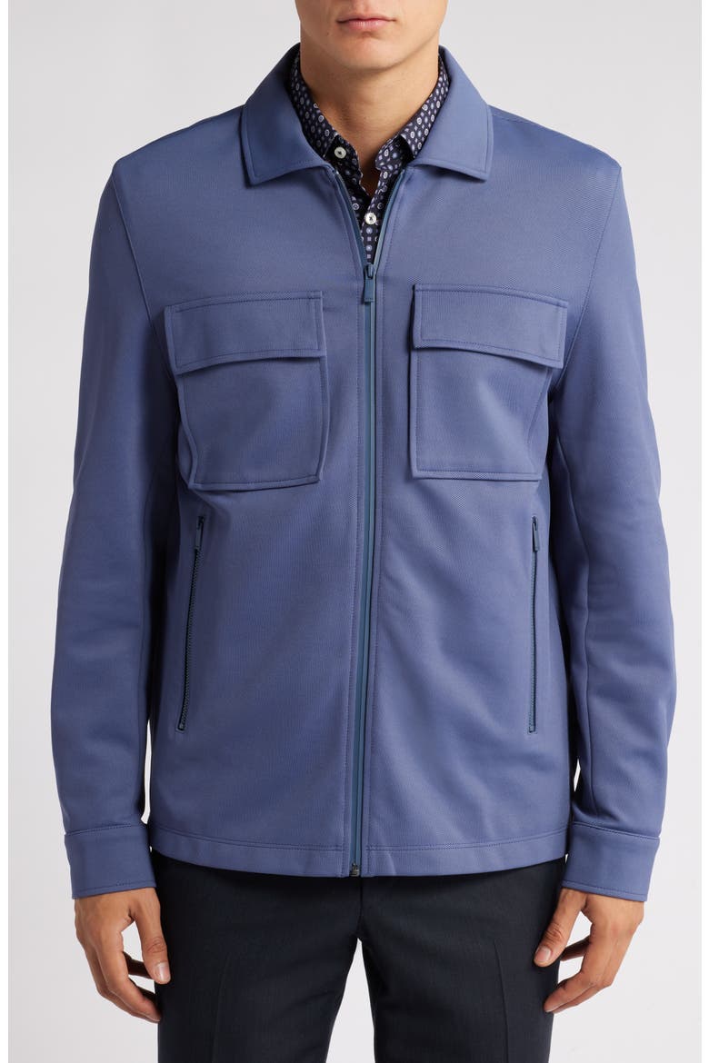 Sigmon Zip Jacket, Alternate, color, NAVY